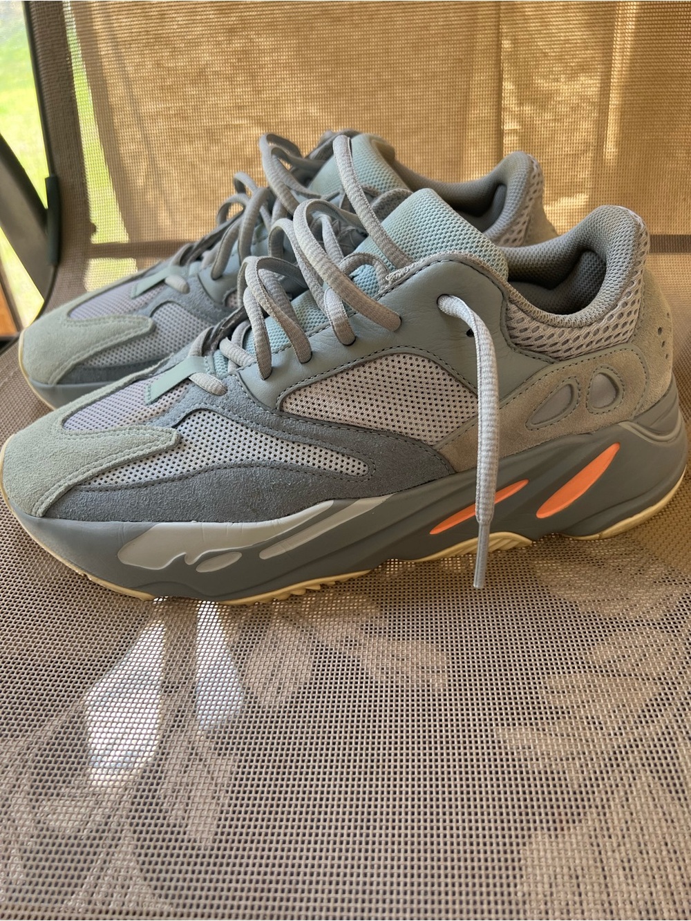Adidas Yeezy Boost 700 “Inertia” Grey with Orange Accents